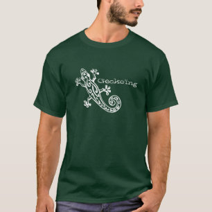 De Gecko'ing de blanc T-shirt graphique