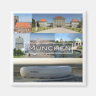 DE * Germany - Munich München - Mosaic Magnet