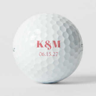 De Golf Mariage Week-end Date pour se souvenir des balles