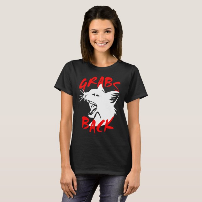 De grippages le T-shirt foncé de base des femmes (Devant entier)