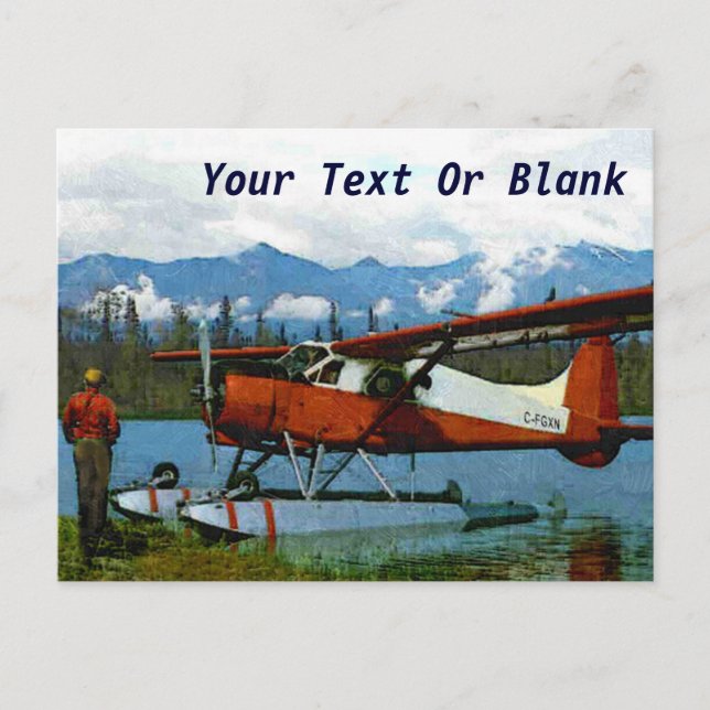 De Havilland Beaver Floatplane -  Canada Postcard (Front)