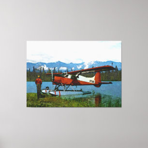De Havilland Beaver Floatplane Canvas Print