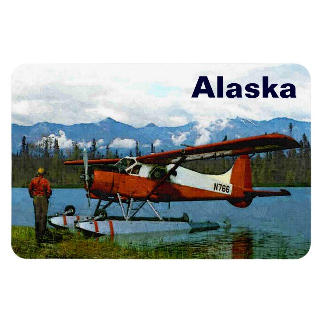 De Havilland Beaver Floatplane Magnet (Horizontal)