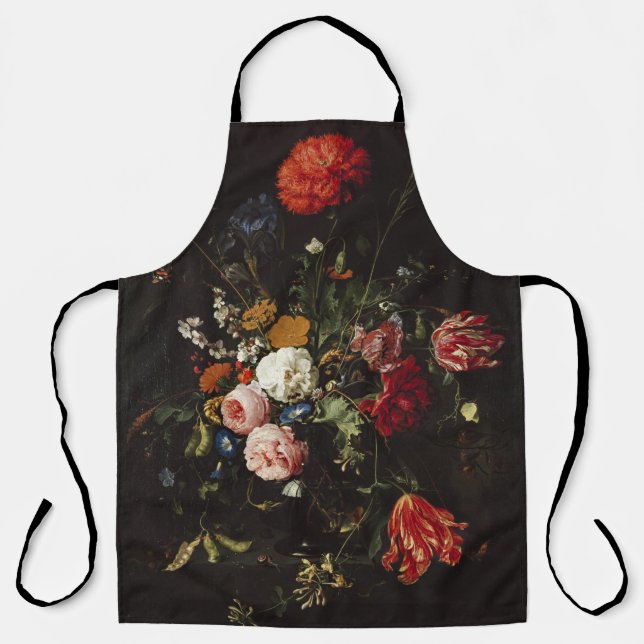 de Heem Floral Vase Painting Apron (Front)