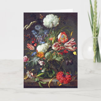 De Heem Flower Greeting Card