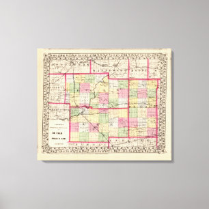 De Kalb, Ogle, Lee counties Canvas Print