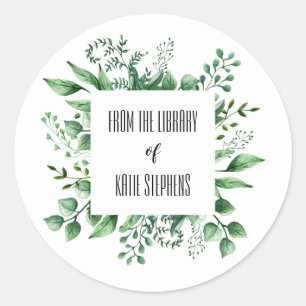 De la bibliothèque des étiquettes faits sur