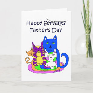 De La Carte Fête des pères Cats