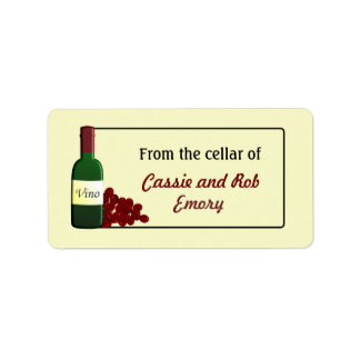 De la cave des Étiquettes de vin