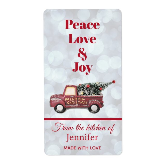 De la cuisine de livraison de Noël Camion (Devant)