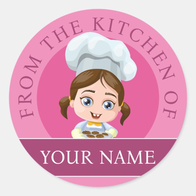 De La Cuisine De Sticker Personnalisé (Devant)