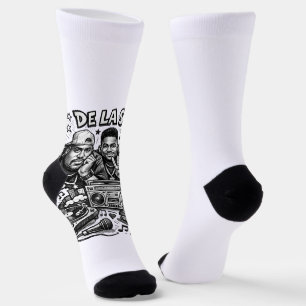 De La Soul Hip Hop Tribute Vintage Streetwear  Socks