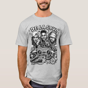 De La Soul Hip Hop Tribute Vintage Streetwear  T-Shirt