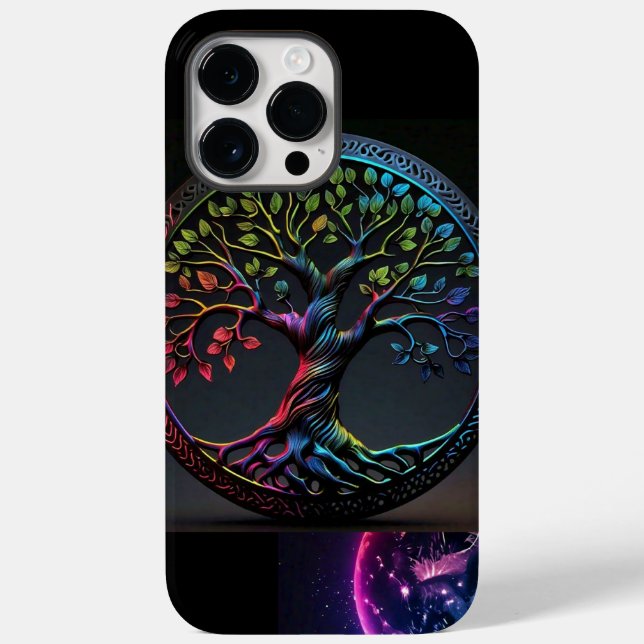 🌲 de la vie en croissant / iPhone / coque ipad (Verso)