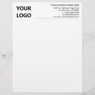 De Lettre Créez votre propre en-tête avec logo et code QR
