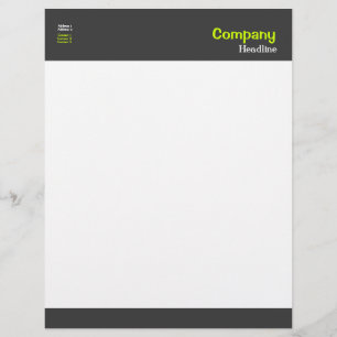 De Lettre Customisable En-tête professionnelle