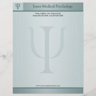 De Lettre Customisable Psychologue en-tête