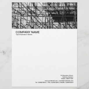 De Lettre Customisée En-tête Image grande - Échafaudage