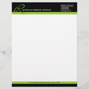 De Lettre Customisée En-tête professionnel Monogramme