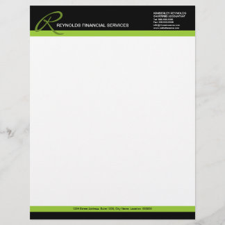 De Lettre Customisée En-tête professionnel Monogramme
