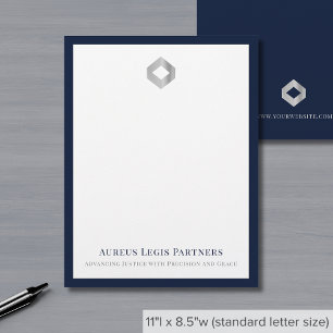 De Lettre Élégant logo personnalisé en-tête professionnelle