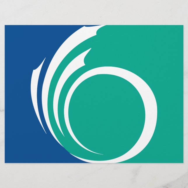 De Lettre En-tête avec drapeau d'Ottawa, Canada (Devant)