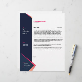 De Lettre Modèle en-tête Business - Conception personnalisab