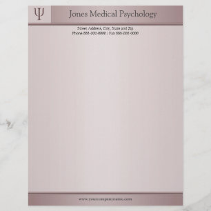 De Lettre Personnalisée Psychologue en-tête