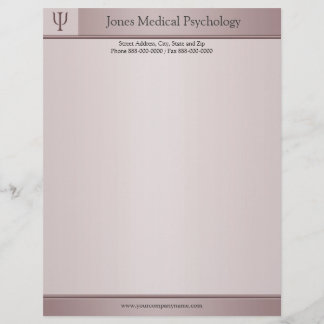 De Lettre Personnalisée Psychologue en-tête