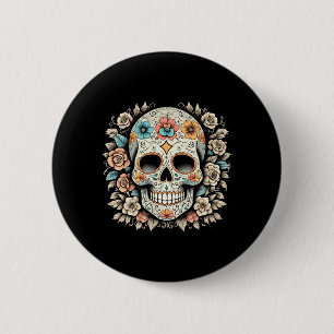 De Los Muertos Day Of The Government Agencyd Sugar 2 Inch Round Button