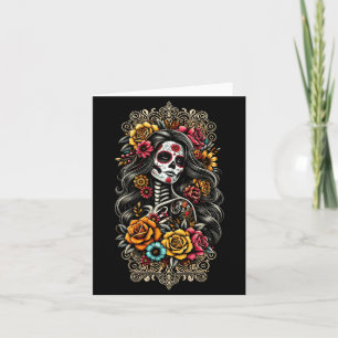 De Los Muertos La Catrina Day Of The Government Card