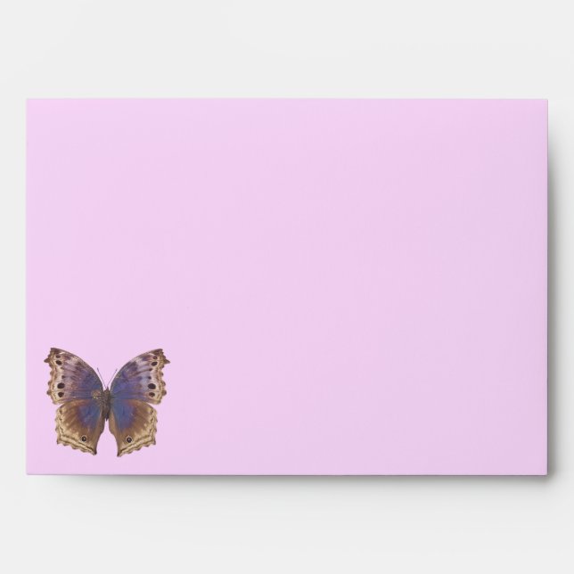 De magnifiques enveloppes de papillons violets (Devant)