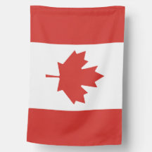 Drapeau canadien rouge feuille d'érable Classique
