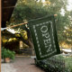 DRAPEAU VERT OUVERT SIGNE OUVERT