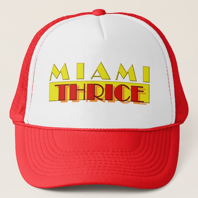 De Miami casquette trois fois (Devant)