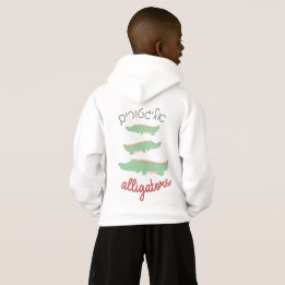 De mignons alligators avec hébreu pour les enfants