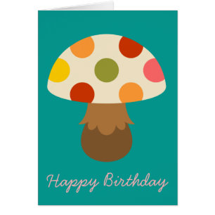 De mignons champignons colorés