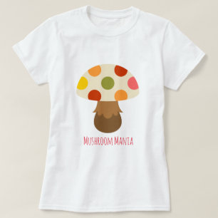 De mignons champignons colorés citent T-Shirt