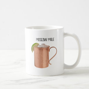 De Moscou de mule d'en cuivre de tasse poly dessin