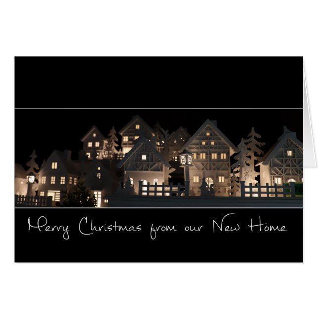 De New Home Maisons de Noël illuminées (Devant horizontal)