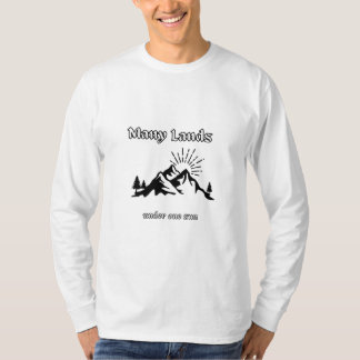 De Nombreuses Terres Sous Un T-shirt Classique Sol