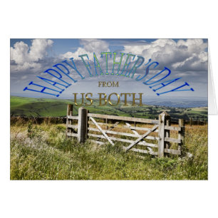 De nous Les deux, un paysage de Fête des pères ave