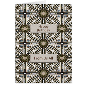 De nous Tous Anniversaire Mandala Design Abstrait