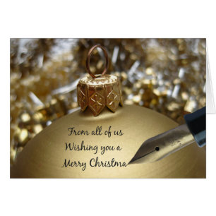 De nous tous... Carte de Noël