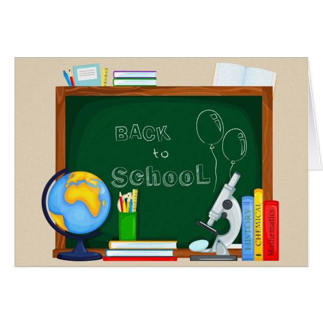 De nouveau à l'illustration d'école (Devant horizontal)