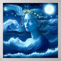 🌌 de nuit étoilée - affiche d'Imaginaire de la dé