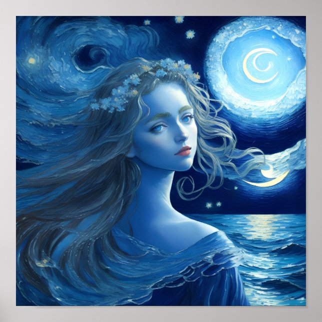 🌌 de nuit étoilée - affiche d'Imaginaire de la dé (Devant)