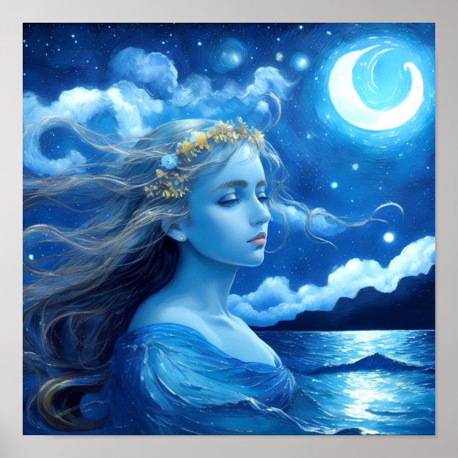 🌌 de nuit étoilée - affiche d'Imaginaire de la dé (Devant)