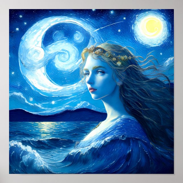 🌌 de nuit étoilée - affiche d'Imaginaire de la dé (Devant)