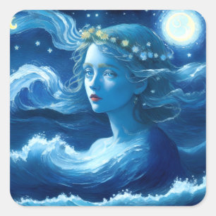 🌌 de nuit étoilée - Autocollant d'Imaginaire de d